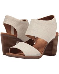 toms block heel sandal