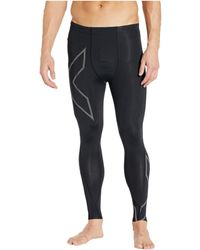 2XU Synthetic Compression Cycle Bib Tights in Black/Red (Black) for Men |  Lyst