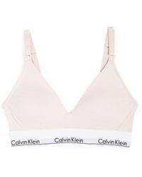 Calvin Klein - Modern Cotton Lightly Lined Triangle Nursing Bra - Lyst
