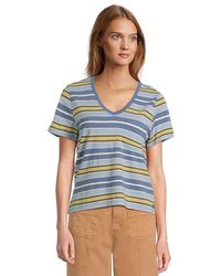 Toad&Co - Grom V Neck Short Sleeve Shirt Clothing, Cotton/Hemp - Lyst