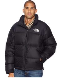 mens north face nuptse jacket black