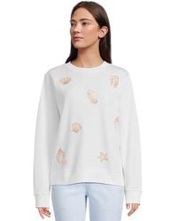 Lilly Pulitzer - Ballad Long Sleeve Sweatshirt Sweater, Cotton - Lyst