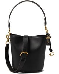COACH - Glovetanned Leather Dakota Bucket Bag 16 - Lyst