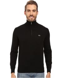 half zip sweatshirt lacoste
