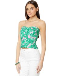 Lilly Pulitzer - Kylo Strapless Stretch Bustier Top - Lyst