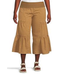 XCVI - Linen Side-Tier Palazzo Clothing Md 8-10) Cotton/Linen - Lyst