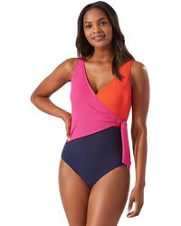 Tommy Bahama - Island Cays Color-block One-piece - Lyst