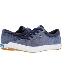 keds center chambray gray