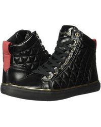 guess black high tops