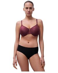 Chantelle - C Magnifique Seamless Unlined Minimizer Bra, Mesh/Polyamide/Spandex - Lyst