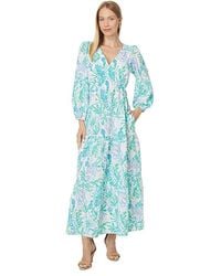 Lilly Pulitzer - Deacon 3/4 Sleeve V-Neck (Resort Just A Pinch) Dress - Lyst