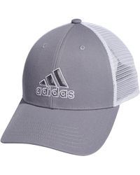 adidas - Mesh Back Structured Low Crown Snapback Adjustable Fit Cap - Lyst