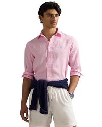 Polo Ralph Lauren - Long Sleeve Linen - Lyst