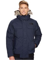 north face gotham jacket blue