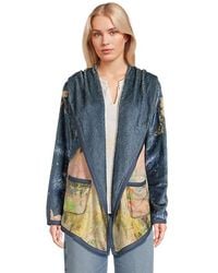 Johnny Was - Joan Sherpa Jacket (Reversible) Sweater, Polyester - Lyst