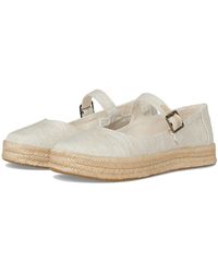 TOMS - Carolina Mary Jane Flat Shoes 7 B - Lyst