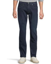 PAIGE - Federal Heritage Slim Straight Fit Jeans Jeans, Cotton/Denim/Down - Lyst