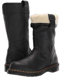 dr martens leah steel toe