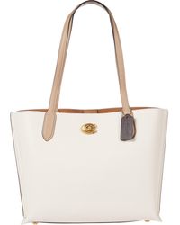 COACH - Color-block Leather Willow Tote - Lyst