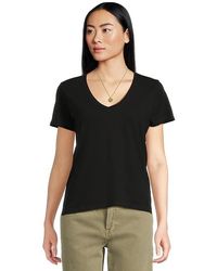 Madewell - Northside V-Neck T-Shirts Clothing Xl 14-16) Cotton - Lyst