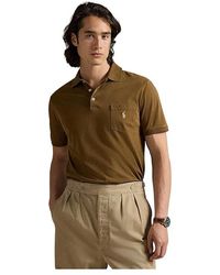 Polo Ralph Lauren - Classic Fit Jersey Pocket Polo Shirt T Shirt, Cotton - Lyst
