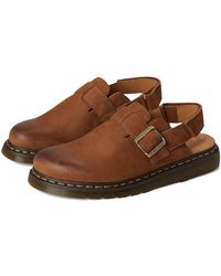 Dr. Martens - Jorge Ii Leather Slingback Mules Shoes Uk 8 (Us 9 - Lyst