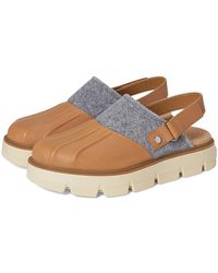 Sorel - Rein Cb Clog Slingback Shoes Tawny Buff/Bleached Ceramic 5 B - Lyst