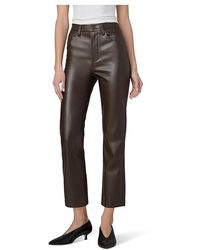 Joe's Jeans - The Lyra Slim Ankle Vegan Leather Jeans 31, Denim/Polyurethane - Lyst