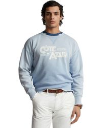 Polo Ralph Lauren - Vintage Fit Fleece Graphic Sweatshirt - Lyst