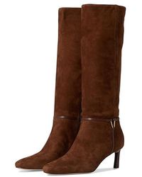Veronica Beard - Kenzie High Shaft Boots Boots, Leather/Rubber/Suede - Lyst