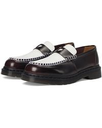 Dr. Martens - Penton Heart Dress Flat Shoes Cherry/ Leather - Lyst