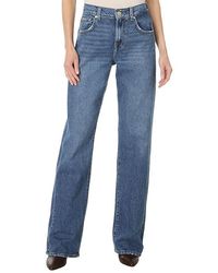 7 For All Mankind - Tess Trouser Jeans, Denim/Lyocell - Lyst