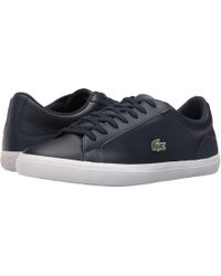 Lacoste Leather Straightset Bl 1 Cam in White for Men - Lyst