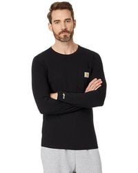 Carhartt - Force Relaxed Fit Midweight Long Sleeve Pocket Tee () Clothing - Lyst