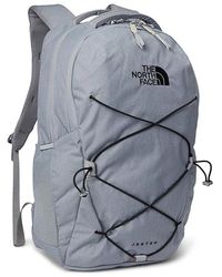 The North Face - Jester Backpack Bags Mid Dark Heather/Tnf/Npf, Mesh/Polyester - Lyst