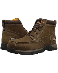 Ariat - Edge Lte Chukka Composite Toe (Dark) Work Boots - Lyst