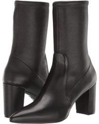 stuart weitzman rapture 75mm suede sock bootie