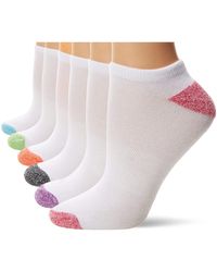 Hanes 6-pair Comfort Fit No Show Socks - White