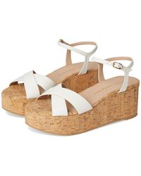 Stuart Weitzman - Dayna Wedge Wedge Shoes, Leather - Lyst