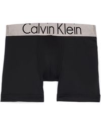 Calvin Klein Steel Microfiber Boxer Brief in Pink for Men | Lyst