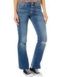 Lucky Jeans Sweet n Low Long Lt Blu stone wsh Mid Rise flair W's 26 $89 NWT 