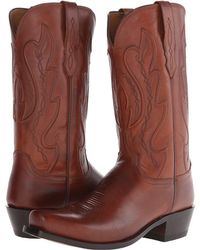 lucchese lace up range boot