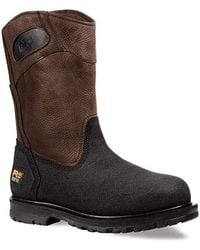 Timberland - Powerwelt Pull-On Steel Safety Toe Work Boots 15 D - Lyst