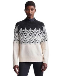 Varley - Siren Relaxed Jacquard Sweater Sweater, Acrylic/Nylon/Wool - Lyst