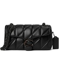COACH - Quilted Tabby Shoulder Bag 20 With Chain Shoulder Handbags, Leather - Lyst