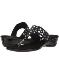 onex black sandals