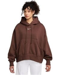 Nike - Sportswear Phoenix Fleece Over-Oversized Pullover Hoodie Sweatshirt Fauna/Sail Xs (Us 0-2) Cotton/Polyester - Lyst