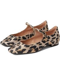 Cole Haan Leather Bridge Mary Jane Ballet Flats in Black Patent (Black) | Lyst