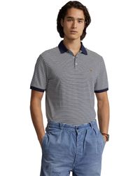 Polo Ralph Lauren - Classic Fit Striped Soft Cotton Polo Shirt - Lyst