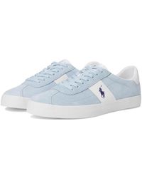 Polo Ralph Lauren - Court Vulc Leather-Suede Sneaker Shoes 7.5 D - Lyst